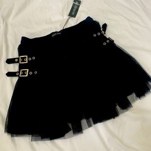 BRAND NEW! DOLLS KILL - DEAR DARKNESS MINI SKIRT